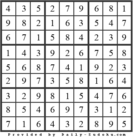 Daily Sudoku
