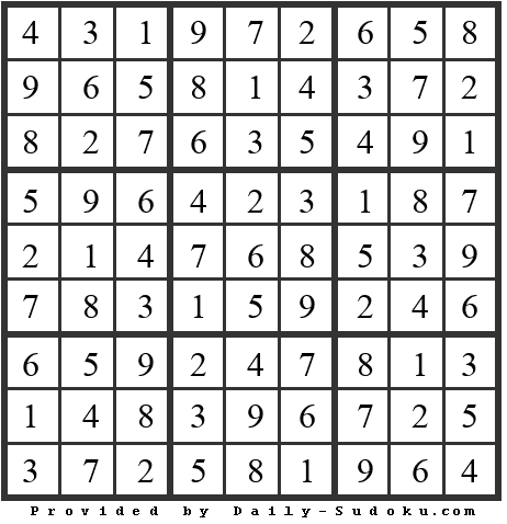 Daily Sudoku