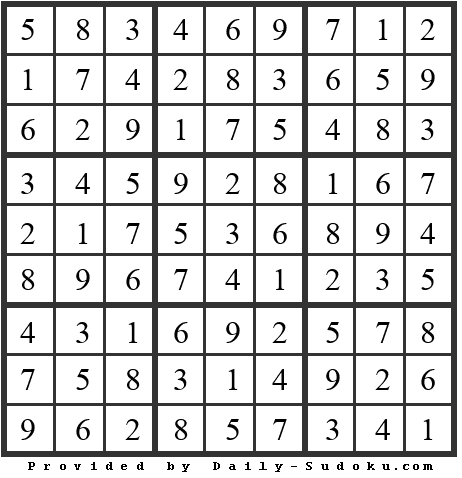 Daily Sudoku