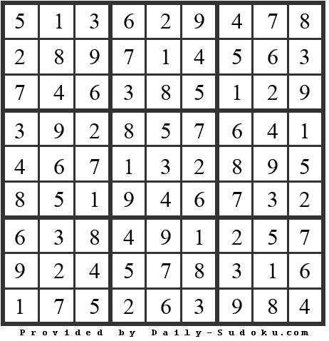 Daily Sudoku