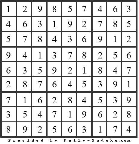 Daily Sudoku