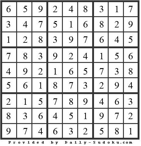 Daily Sudoku