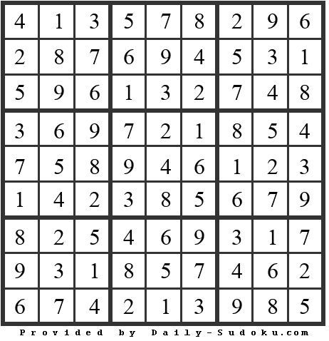 Daily Sudoku