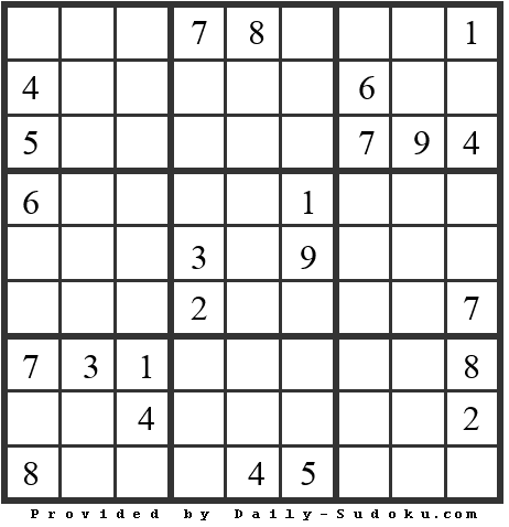 Daily Sudoku
