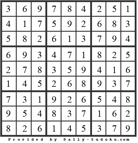 Daily Sudoku