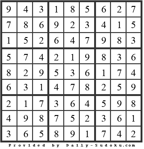 Daily Sudoku