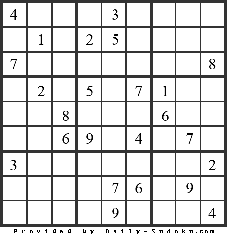 Daily Sudoku
